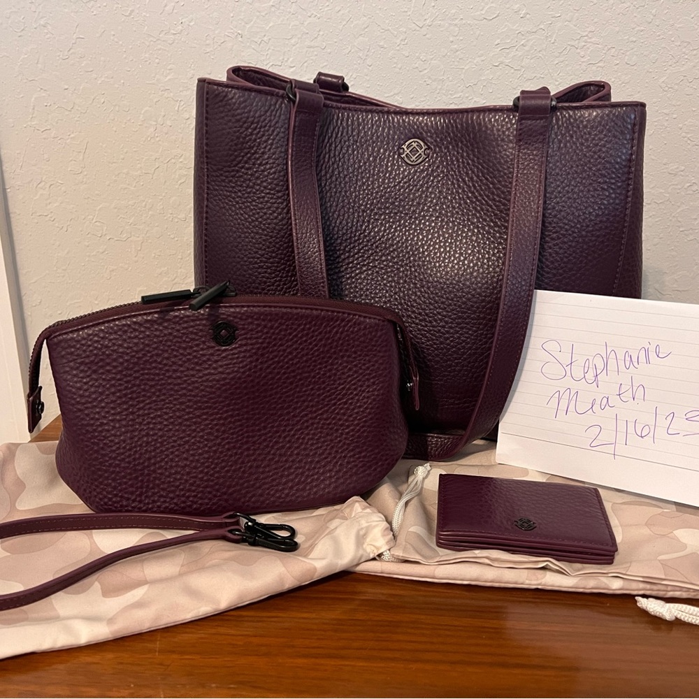 Dagne Dover Small Allyn in Eclipse + Lola + Wallet